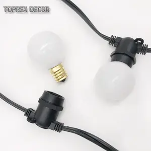 Tira de luces Led para exteriores, tira de luces Led E17 redondas e impermeables para decoración de fiestas, bodas y Navidad, venta al por mayor