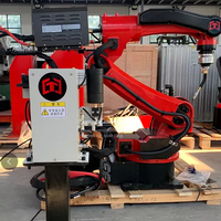 Lengan Robot Industri Otomatis 6 Axis untuk Pengambilan dan Pengelasan, Beban Angkut 10kg, Jangkauan 1500mm, Manipulator Penumpukan, Model Baru 1510