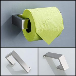 Toallero negro Gancho para bata Soporte de papel higiénico Acero inoxidable 4 piezas Juego de accesorios de baño - Product Image 5