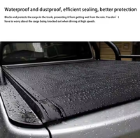 Couverture de benne rétractable en aluminium pour pick-up 4x4, compatible avec Toyota Hilux Vigo 2012-2015, étanche et verrouillable