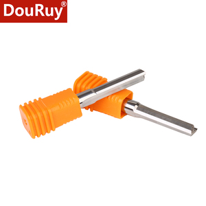 DouRuy 2 flautas Straight End Mill CNC Straight <span class=keywords><strong>Bit</strong></span> <span class=keywords><strong>Router</strong></span> Bits - Product Image 2