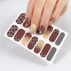 Beautysticker Wholesale non-toxic eco-friendly nail art wraps stickers nail foil stickers designs