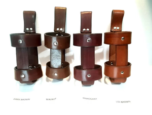 Genuine Leather <b>Water</b> <b>Bottle</b> Pouch With Belt Loop Handmade Durable Premium Leather Adjustable <b>Strap</b> Convenient <b>Carry</b> <b>For</b> Travel - Product Image 2