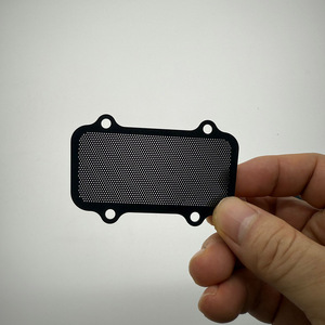 Custom Black Plastic <b>Speaker</b> Grille For Phone <b>Tv</b> Audio Protection Mesh Cover - Product Image 1