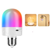 Ampoule magnétique rechargeable par USB, lampe de placard rechargeable, lampe de table avec abat-jour en tissu, lampe murale compatible avec les ampoules