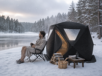 Tente de sauna portable d'extérieur sur mesure Warmfire, fabrication directe, taille personnalisée, sauna mobile isolé à vapeur