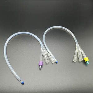 सिलिकॉन 3 तरह फोले कैथीटर यूरिनरी कैथीटर तीन तरह पशु चिकित्सा मूत्र कैथेटर - Product Image 2