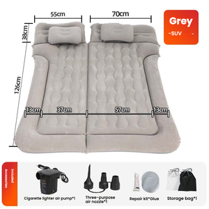 Naturego <span class=keywords><strong>Matelas</strong></span> <span class=keywords><strong>Gonflable</strong></span> Automatique Pliable en PVC pour <span class=keywords><strong>Coffre</strong></span> de SUV/Camion, 184 cm, Design Moderne pour Camping, Voyage, Route - Product Image 6