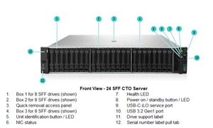 Servidor HPE ProLiant Compute NC DL380 Gen12 24SFF, Configuración a Medida, P73283-B21 - Product Image 3