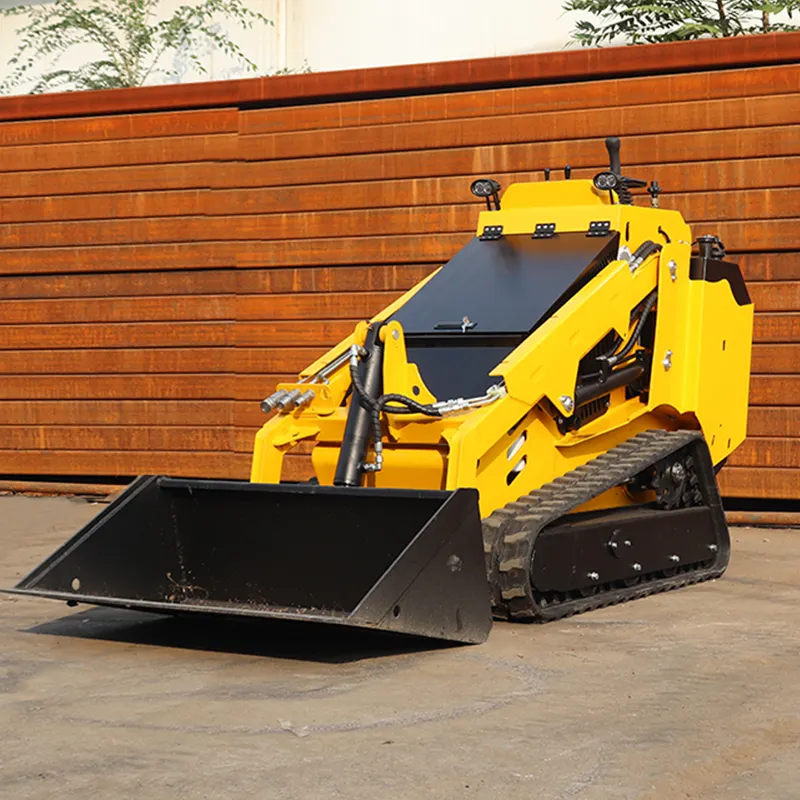 Euro 5 CE EPA China Manufacturer Small mini Skid steer loader 500 KG 1 ton 2 ton Mini Wheel Loader For Sale skid loaders