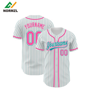 Maglia da <span class=keywords><strong>Baseball</strong></span> personalizzata da uomo a righe Jersey da <span class=keywords><strong>Baseball</strong></span> con stampa personalizzata da uomo sublimata - Product Image 6