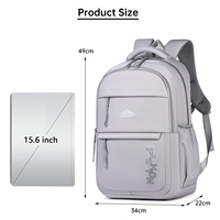 HAIBOWY Sac à dos personnalisé pour étudiants, Mochilas Escolares, Sac à dos d'école unisexe imperméable pour ordinateur portable