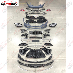 ชุดบอดี้วัสดุ PP ABS ดีไซน์ใหม่สำหรับรถเบนซ์เอสคลาส W222 S320 S400 S350 <span class=keywords><strong>S500</strong></span> S600ล. 4MATIC อัพเกรดเป็น2018 2019 2020 <span class=keywords><strong>Maybach</strong></span> - Product Image 3