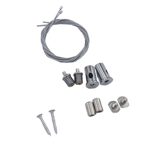 Eslingas de elevación de cuerda de alambre de 0,8mm-10mm 304 cables de <span class=keywords><strong>acero</strong></span> inoxidable 316 <span class=keywords><strong>cable</strong></span> de <span class=keywords><strong>acero</strong></span> prensado con bucle - Product Image 1