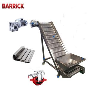 Modulaire emmerliftband van roestvrij staal, food grade, voor het heffen van fruit en het transport van hellende materialen - Product Image 1