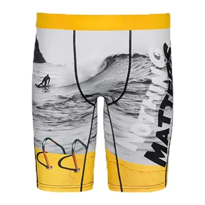 Benutzer definierte Großhandel Trunks Plain Blank Höschen Sublimation Polyester Spandex Gym Boxer Short Briefs Herren Herren Unterwäsche Luxus