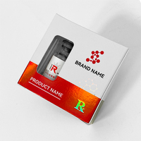 Carte en papier artistique imperméable, personnalisable avec logo, holographique UV brillant, couleur mixte, finition verte brillante ou mate, argent laser, avec nom personnalisé