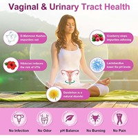 100 milliards d'UFC, 31 souches spécialement sélectionnées, probiotiques pour femmes en capsules végétales, soutient le système immunitaire, en stock