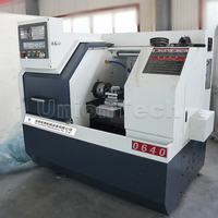 Tour à métaux CNC à lit plat horizontal, tour CNC CK0640 Doosan avec tête motrice à vendre
