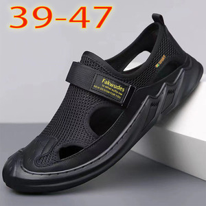 Zapatillas deportivas transpirables de malla transfronterizas para hombre, <span class=keywords><strong>sandalias</strong></span> de <span class=keywords><strong>pescador</strong></span> versátiles para jóvenes, de moda para verano, tallas grandes - Product Image 2