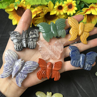 Cristal Sculptures En Gros Libellule Rêve Améthyste Cristal Pierres Quartz Fluorite Papillon Pour Cadeau