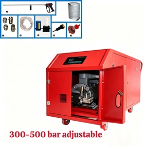 Hidrolavadora Industrial de Alta Presión 300-500 Bar Ajustable Manual 220V con Cuerpo de Plástico y Accesorios, 1 Año de Garantía - Product Image 1