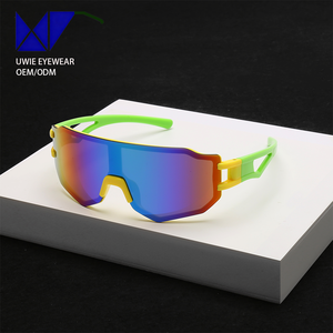 Lunettes <span class=keywords><strong>de</strong></span> soleil <span class=keywords><strong>de</strong></span> sport unisexes polarisées UV400 avec verres en PC, monture intégrale, style carré, écaille <span class=keywords><strong>de</strong></span> tortue marron, pour la course à pied, taille 68-18-123 - Product Image 1