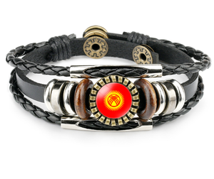 Bandera de Qatar Vintage Bandera Nacional asiática patrón pulsera Retro Turquía Japón Corea del Sur pulseras para promociones - Product Image 4