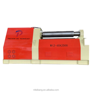 CNC 4 Roller <strong>Steel</strong> Bending Rolling Machine with Double Pinch&amp;stainless <strong>Steel</strong> Pipe Rolling Machine W12-20*2000 Factory Sales - Product Image 5