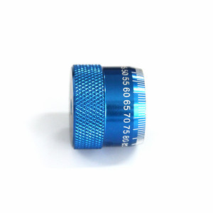 China Factory High Precision Metal Custom Machining Anodize Aluminum Knurled <strong>CNC</strong> Turning Knob - Product Image 2