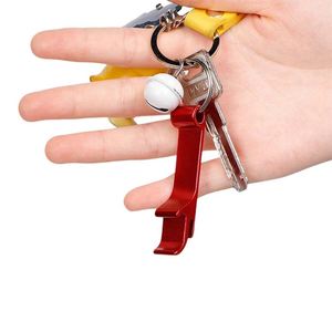 Customize Logo Mini Modern Design Aluminum Alloy Beer Beverage Opener Keychain Durable Metal Bottle Opener - Product Image 5