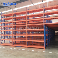 Aménagement de plancher à niveaux multiples avec garde-corps de sécurité pour atelier automobile, tri de stock de pneus en grande quantité, stockage en mezzanine, rayonnages à pneus