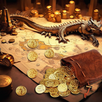 Usine PU cuir pièces d'or sac à cordon mdn dés pochette à monnaie en métal pour donjons et dragons Taletop accessoires de jeu