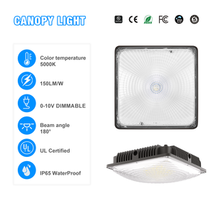 180 °   Lámpara LED de Techo con Ángulo de Haz Ajustable, 160lm/W, 40W/60W/120W, Iluminación Comercial Súper Brillante para Almacenes y Oficinas - Product Image 5