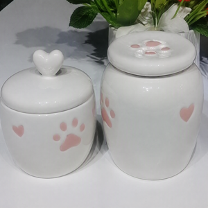 ARTINOVA Wadah Abu Kremasi Keramik Foto Kustom Buatan Tangan Ramah Lingkungan untuk Kenang-kenangan Anjing dengan Gambar yang Dipersonalisasi - Product Image 4