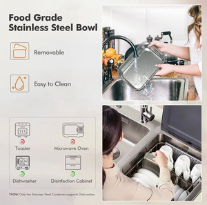 Réchauffeur d'aliments multifonctionnel Offre Spéciale portable Conteneur chauffant en acier inoxydable Boîte à lunch électrique avec sac de transport - Product Image 3