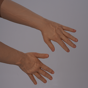 Guantes de silicona suave con uñas postizas para manos de chica joven, ideales para MTF, Crossdress, transmisiones en vivo, películas, cosplay - Product Image 3