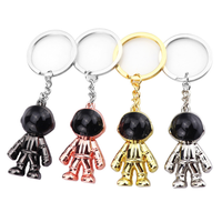Porte-clés d'astronaute à logo personnalisé, vente en gros, accessoires, 1 pièce