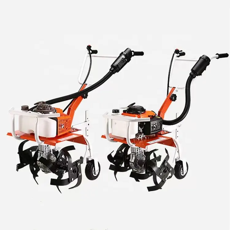 Motocultor bahçe kompakt yürüyüş küçük tarım traktörleri ekleri ve araçları satış tarım kullanılan