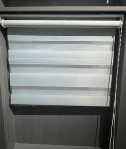 Tende a Rullo Zebra Senza Corda in Tessuto <span class=keywords><strong>Bianco</strong></span> per Ufficio e Bagno, Protezione Solare e <span class=keywords><strong>Ombreggiante</strong></span> - Product Image 3