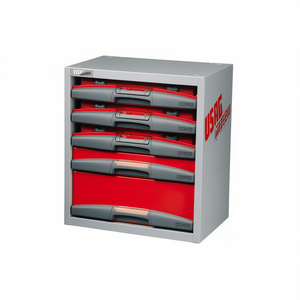 Unité de rangement en plastique automobile 5000 F3 Rouge Gris 5 niveaux, armoire à outils - Product Image 2