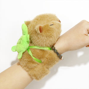 Lindo Capibara Slap Pulsera Felpa Huggers Juguetes Suave <span class=keywords><strong>Carpincho</strong></span> Animales de Peluche Fiesta Favores Fans Regalos - Product Image 2