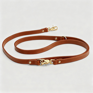 Lederne Freihand-Hundeleine zum Tragen an der Taille, geeignet für kleine, mittelgroße und große Hunde, verstellbare, robuste Hundeleine zum Spazierengehen - Product Image 6