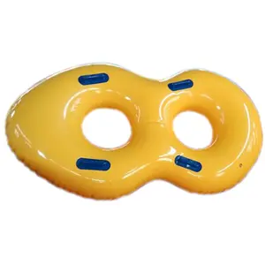 Durable PVC inflable parque acuático tobogán tubo equipo enfriador lago piscina río natación salón balsa flotante salón