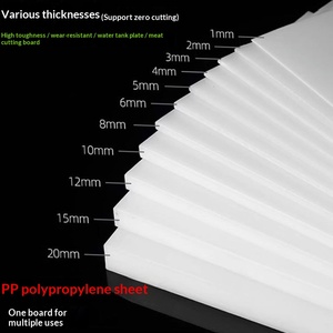 Kunststof platen Wit PP/PE Voedselveilig Waterdicht Corrosiebestendig Slijtvast Hardboard Maatwerkverwerking - Product Image 2
