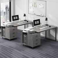 Scrivania in Legno, Divisorio per Ufficio, Postazione di Lavoro, Tavolo da Ufficio per Manager, Scrivania da Studio, Scrivania Modulare per Ufficio