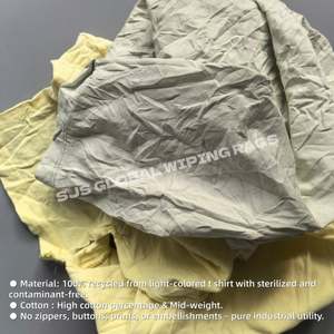 Trapos de Algodón Suaves al Tacto, Trapos de Camiseta de Color Claro, Trapos Industriales para Limpieza - Product Image 4