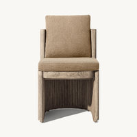 Ensemble de table et chaises de salle à manger d'extérieur pour hôtel, villa, cour, patio, en teck, durable, moderne, luxueux, imperméable, résistant aux UV