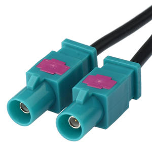 Câble d'alimentation avec amplificateur pour radio amateur <span class=keywords><strong>Blaupunkt</strong></span> Pioneer Clarion Alpine, séparateur DIN mâle vers double Fakra Z DAB - Product Image 3