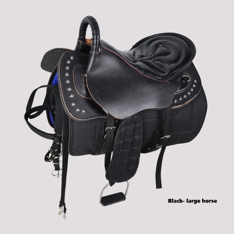 Leather Tourist Saddle Complete Set Accessories